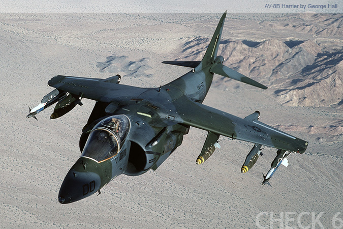 AV-8B Harrier - by George Hall