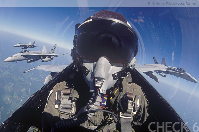 F/A-18 Hornet Pilot - by Jose Ramos