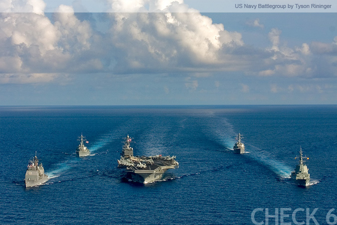 US Navy Battlegroup - by Tyson Rininger